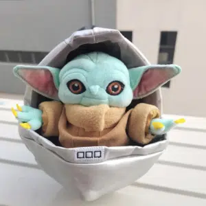 Baby Yoda pluszowy w kołysce Baby Yoda pluszowy Disney pluszowy Star Wars pluszowy Rozmiar: 23cm