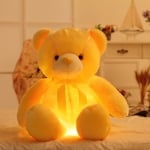 Pluszowy Niedźwiedź Poduszka LED Żółty Pluszowy Niedźwiedź Pluszowe Zwierzęta a7796c561c033735a2eb6c: Żółty