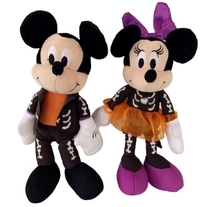 2 Pluszaki Mickey i Minnie na Halloween Pluszak Mickey Pluszak Disney Pluszak Minnie Materiał: Bawełna