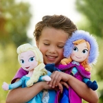 Zestaw 2 pluszowych księżniczek Elsa i Anna Disney Królowa Śniegu a7796c561c033735a2eb6c: Fioletowy