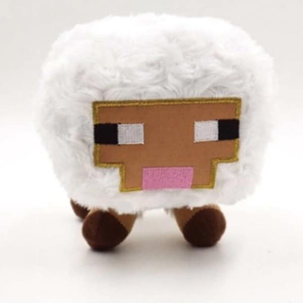 Minecraft pluszowa owca Minecraft pluszowa gra wideo Materiał: Bawełna
