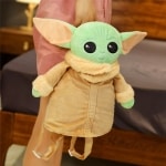 Plecak pluszowy Baby Yoda Plecak pluszowy a7796c561c033735a2eb6c: Brązowy