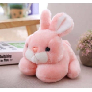 Miękki różowy królik pluszowy królik pluszowy 87aa0330980ddad2f9e66f: 15cm|20cm