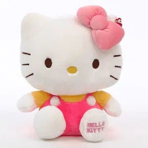 Śliczny różowy pluszowy Hello Kitty Manga Plush Materiał: Bawełna