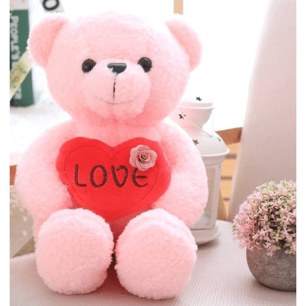 Różowy pluszowy miś Love Plush Walentynki 87aa0330980ddad2f9e66f: 40cm|50cm|60cm