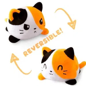 Pomarańczowy dwustronny pluszowy kot, miękka zabawka Pluszowy kot Pluszowe zwierzęta a7796c561c033735a2eb6c: Czarny|Pomarańczowy