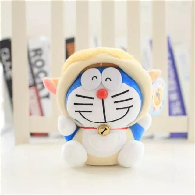 Doraemon pluszowy przebrany za smoka Pluszowe zwierzęta Pluszowy kot Materiały: Bawełna