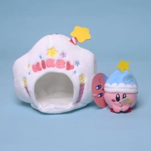 Pluszak Kirby w swojej białej gwieździe Pluszak Kirby z gry wideo Materiał: Bawełna