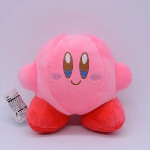 Mały pluszak Kirby w zielonym liściu Pluszak do gier wideo Pluszak Kirby Materiał: Bawełna