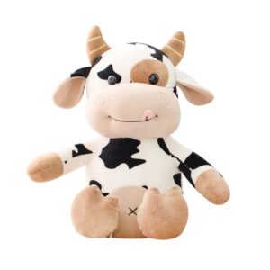 Spotted Cow Plush Animal Plush Cow a7796c561c033735a2eb6c: Biały