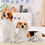 Gigantyczny pluszowy beagle dla dzieci, 30-90cm, realistyczne pluszowe zwierzę, prezent, dekoracja domu Pluszowe zwierzęta Pluszowy pies a75a4f63997cee053ca7f1: 30cm|40cm|50cm|60cm|75cm|90cm