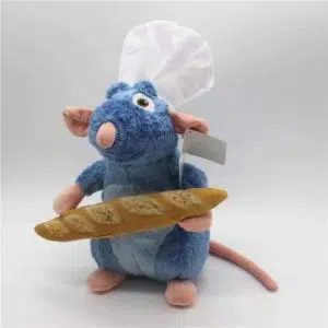 Pluszowa zabawka Ratatuj z kijem do chleba Disney Ratatuj pluszowa zabawka Materiały: Bawełna