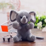Super słodki pluszowy zwierzak Dumbo 16 cm, mały wisiorek, urocza mini kreskówka, lalka słoń, prezenty dla dzieci pluszowy słoń pluszowy zwierzak a75a4f63997cee053ca7f1: 16 cm