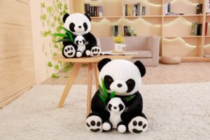 Mumia i dziecko Panda Pluszowe zwierzątko Pluszowa Panda Materiał: Bawełna
