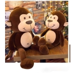 Cute Monkey Plush Pillow Monkey Plush Animals a7796c561c033735a2eb6c: Brązowy